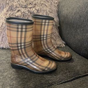 Burberry rain boots for sale